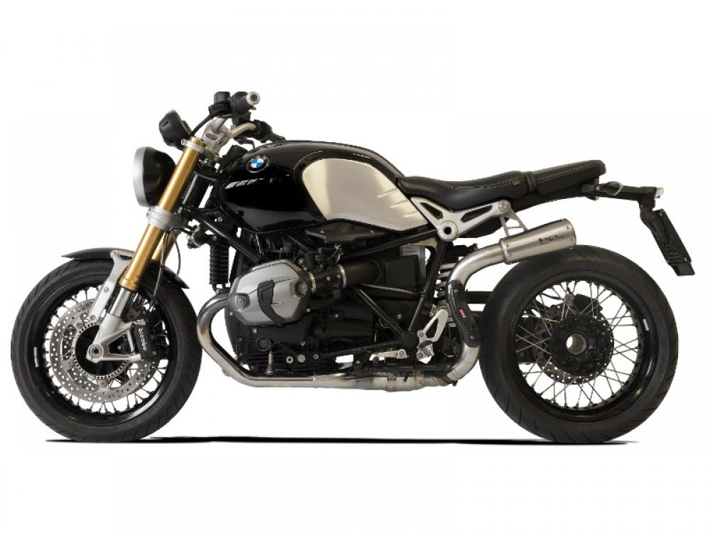 HP CORSE BMW R nineT Slip-on Exhaust "GP-07 Satin Single High" (EU homologated)