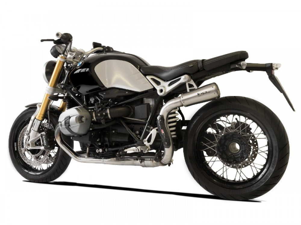 HP CORSE BMW R nineT Slip-on Exhaust "GP-07 Satin Single High" (EU homologated)