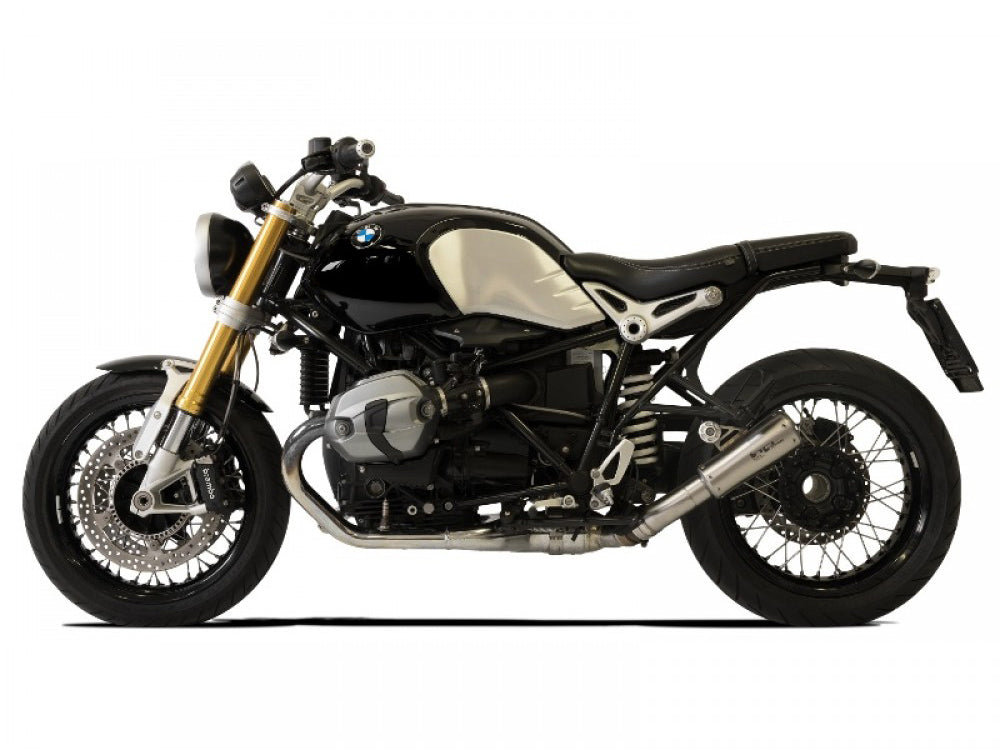 HP CORSE BMW R nineT Slip-on Exhaust "GP-07 Satin Single Low" (EU homologated)