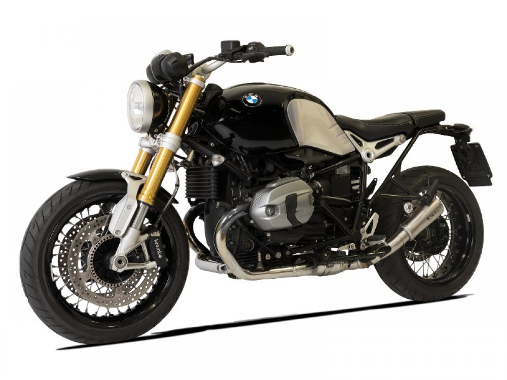 HP CORSE BMW R nineT Slip-on Exhaust "GP-07 Satin Single Low" (EU homologated)