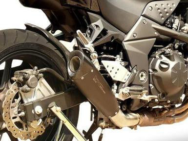 HP CORSE Kawasaki Z750 (07/12) Slip-on Exhaust "Evoxtreme Black" (racing)