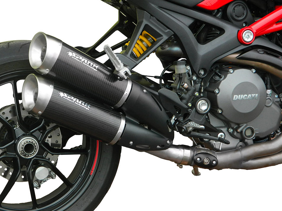 SPARK GDU0828 Ducati Monster 1100 Evo (11/13) Slip-on Exhaust "Evo5" (EU homologated) – Accessories in the 2WheelsHero Motorcycle Aftermarket Accessories and Parts Online Shop