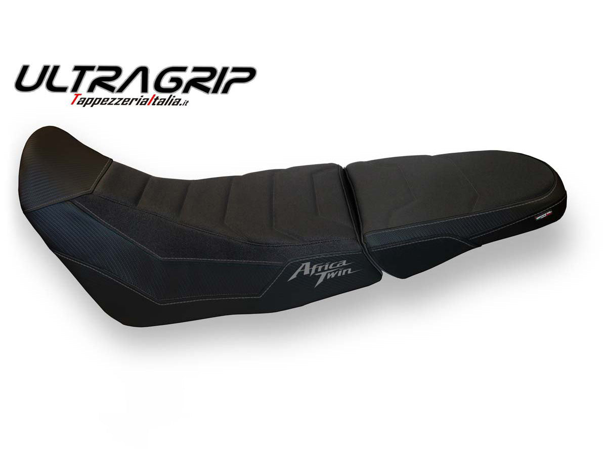 TAPPEZZERIA ITALIA Honda CRF1000L Africa Twin Adventure Sports (18/19) Ultragrip Seat Cover "Ufa Total Black"