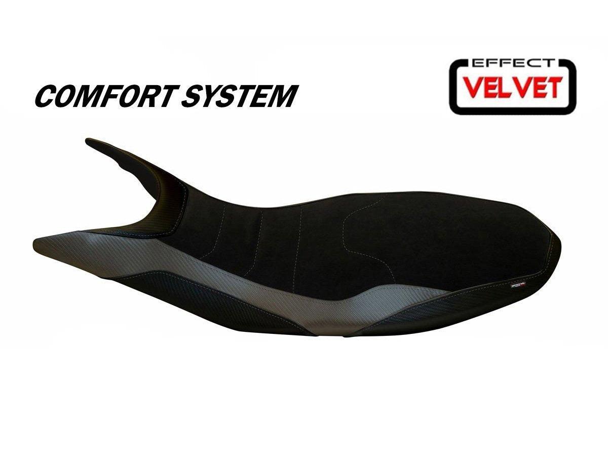 TAPPEZZERIA ITALIA Ducati Hypermotard 821/939 Comfort Seat Cover "Varna 1 Velvet"