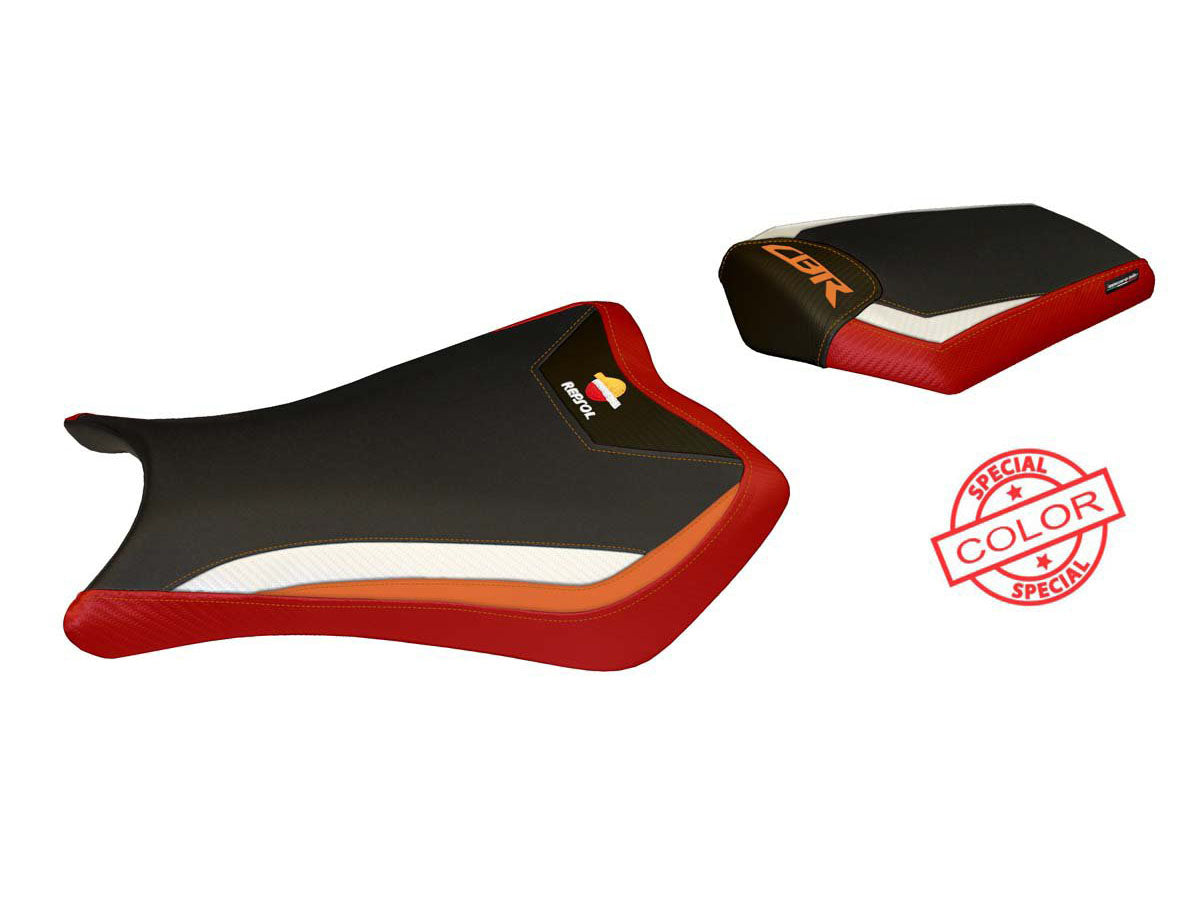 TAPPEZZERIA ITALIA Honda CBR1000RR (12/16) Seat Cover "Manchester Special Color Repsol"