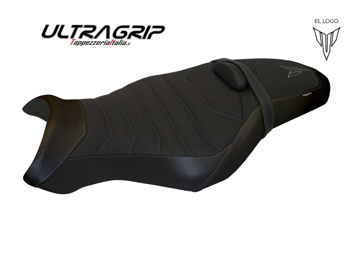 TAPPEZZERIA ITALIA Yamaha MT-10 (2016+) Ultragrip Seat Cover "Leno Total Black"