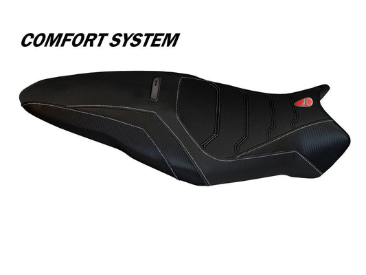 TAPPEZZERIA ITALIA Ducati Monster 1200R (16/19) Comfort Seat Cover "Toledo Total Black"