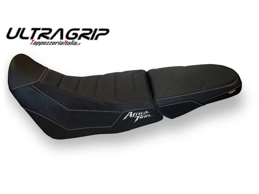 TAPPEZZERIA ITALIA Honda CRF1000L Africa Twin Adventure Sports (18/19) Ultragrip Seat Cover "Ufa Total Black"