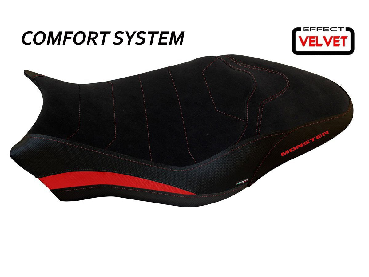 TAPPEZZERIA ITALIA Ducati Monster 797 Comfort Seat Cover "Ovada 2 Velvet"