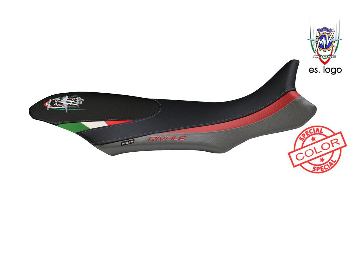 TAPPEZZERIA ITALIA MV Agusta Rivale 800 CC Seat Cover "Sorrento Special Color Tricolor"