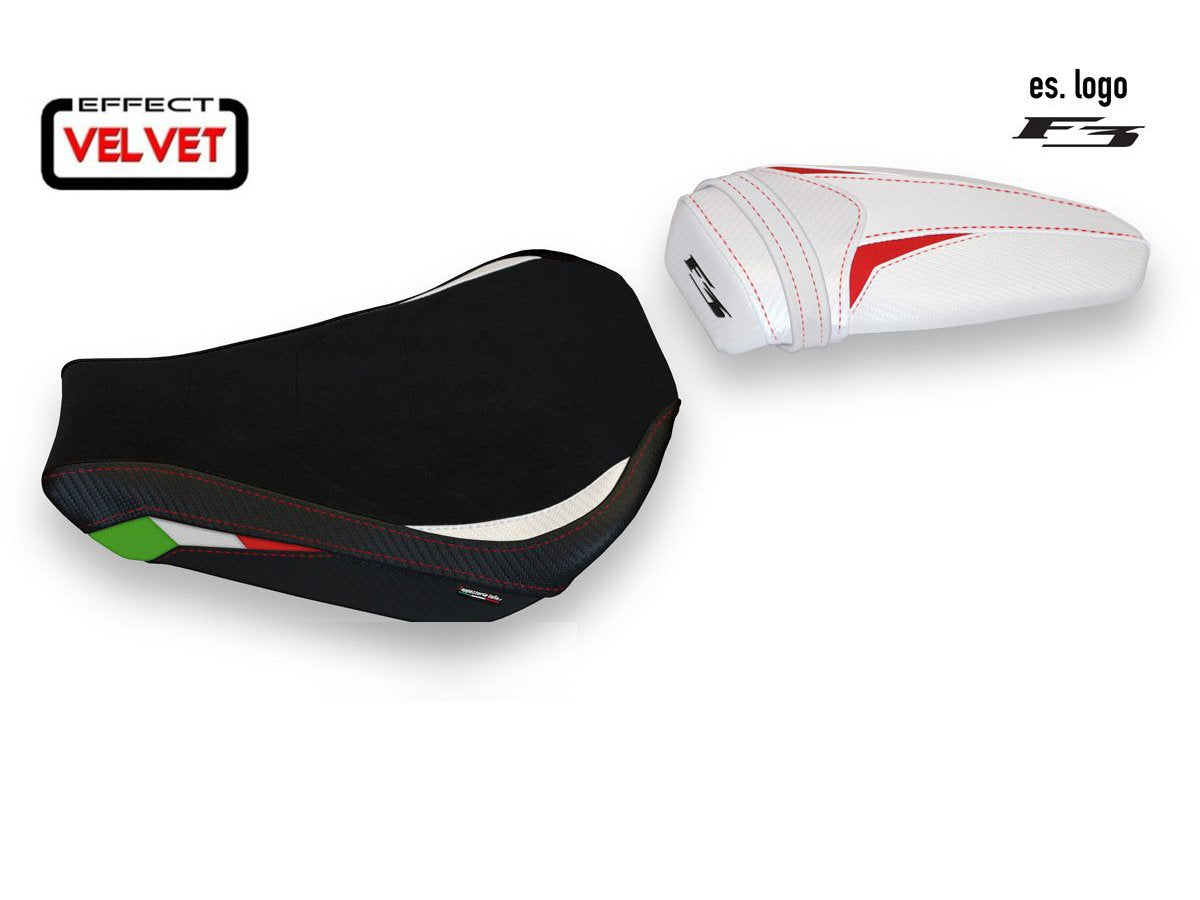 TAPPEZZERIA ITALIA MV Agusta F3 Velvet Seat Cover "Milazzo"