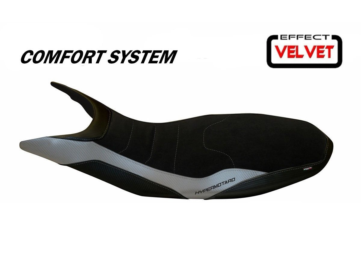 TAPPEZZERIA ITALIA Ducati Hypermotard 821/939 Comfort Seat Cover "Varna 1 Velvet"