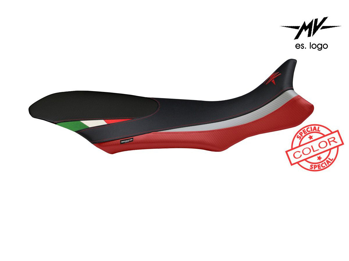 TAPPEZZERIA ITALIA MV Agusta Rivale 800 CC Seat Cover "Sorrento Special Color Tricolor"