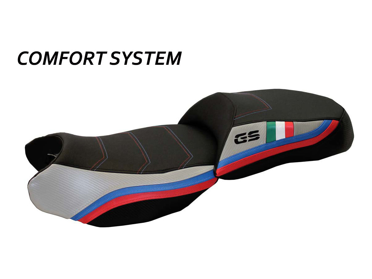 TAPPEZZERIA ITALIA BMW R1200GS (13/18) Comfort Seat Cover "Exclusive Tricolore Comfort System"