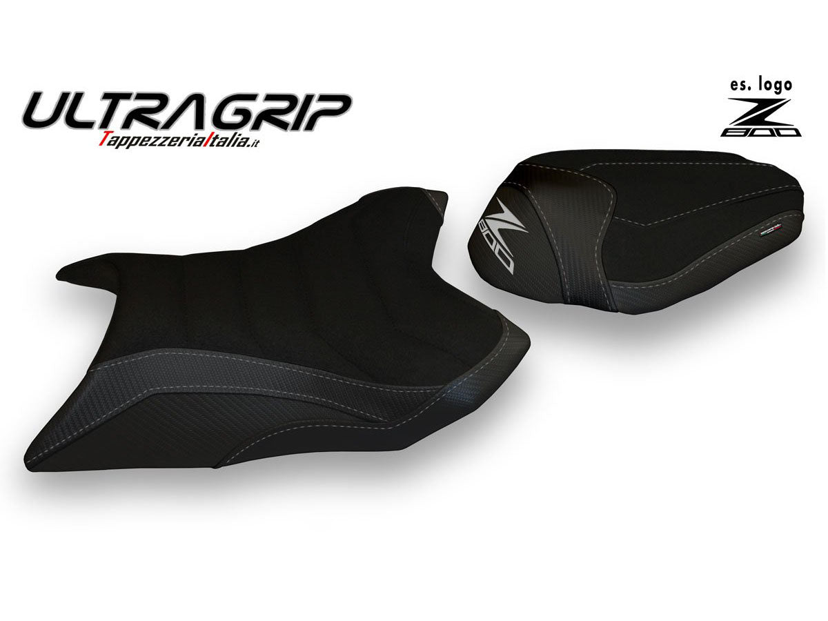 TAPPEZZERIA ITALIA Kawasaki Z800 (13/16) Ultragrip Seat Cover "Corizza Total Black"