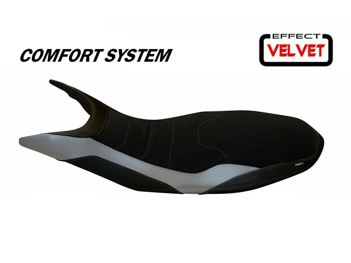 TAPPEZZERIA ITALIA Ducati Hypermotard 821/939 Comfort Seat Cover "Varna 1 Velvet"