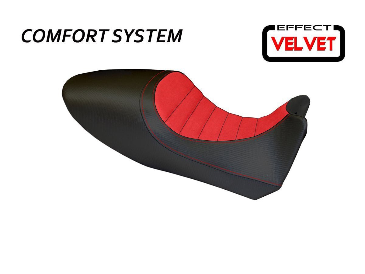 TAPPEZZERIA ITALIA Ducati Diavel (10/13) Comfort Seat Cover "Arezzo Velvet Limited Edition"