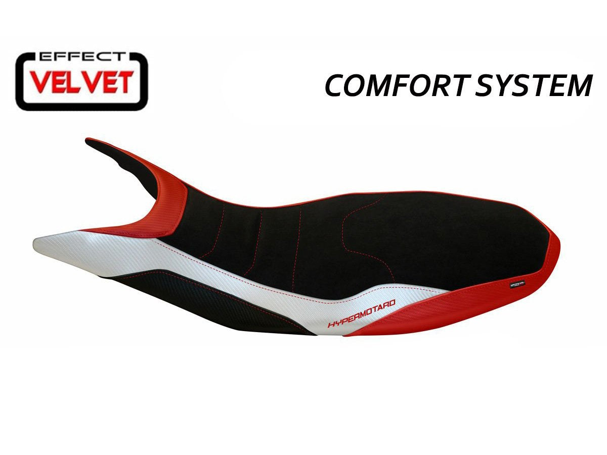 TAPPEZZERIA ITALIA Ducati Hypermotard 821/939 Comfort Seat Cover "Varna Special Color Velvet"