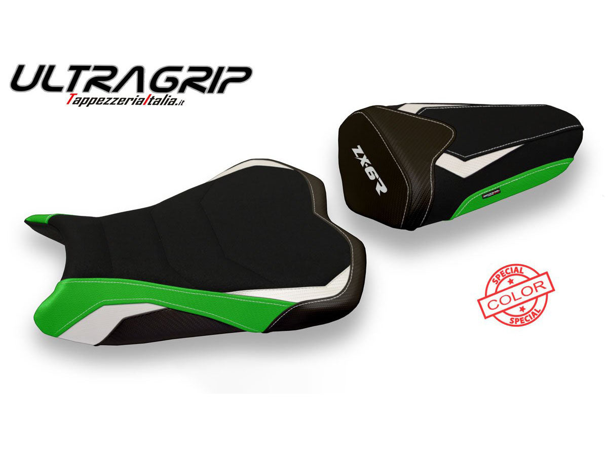 TAPPEZZERIA ITALIA Kawasaki ZX-6R (09/12) Ultragrip Seat Cover "Cracovia Special Color 2"