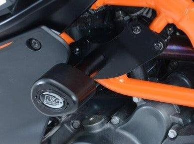 CP0377 - R&G RACING KTM 125 / 200 / 390 RC (14/21) Frame Crash Protection Sliders "Aero" – Accessories in the 2WheelsHero Motorcycle Aftermarket Accessories and Parts Online Shop