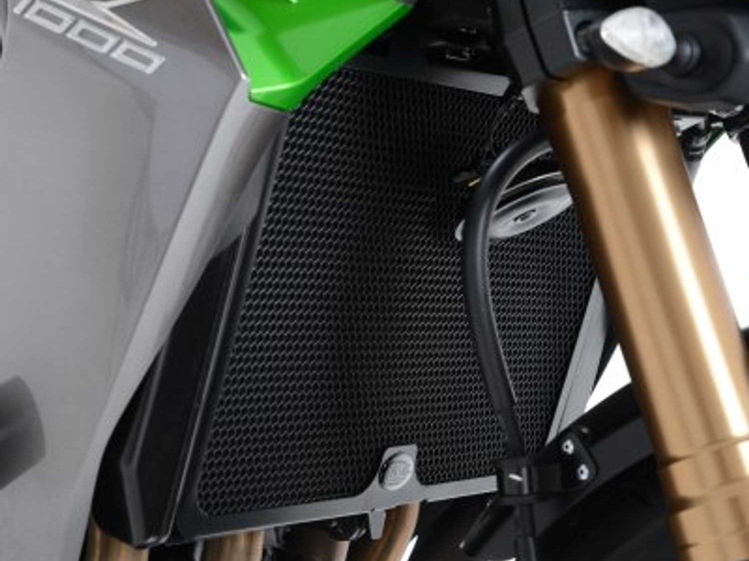 RAD0090 - R&G RACING Kawasaki KLZ1000 Versys (12/18) Radiator Guard & Downpipe Grill – Accessories in the 2WheelsHero Motorcycle Aftermarket Accessories and Parts Online Shop