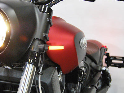 NEW RAGE CYCLES Indian Scout Bobber (2018+) LED Front Turn Signals