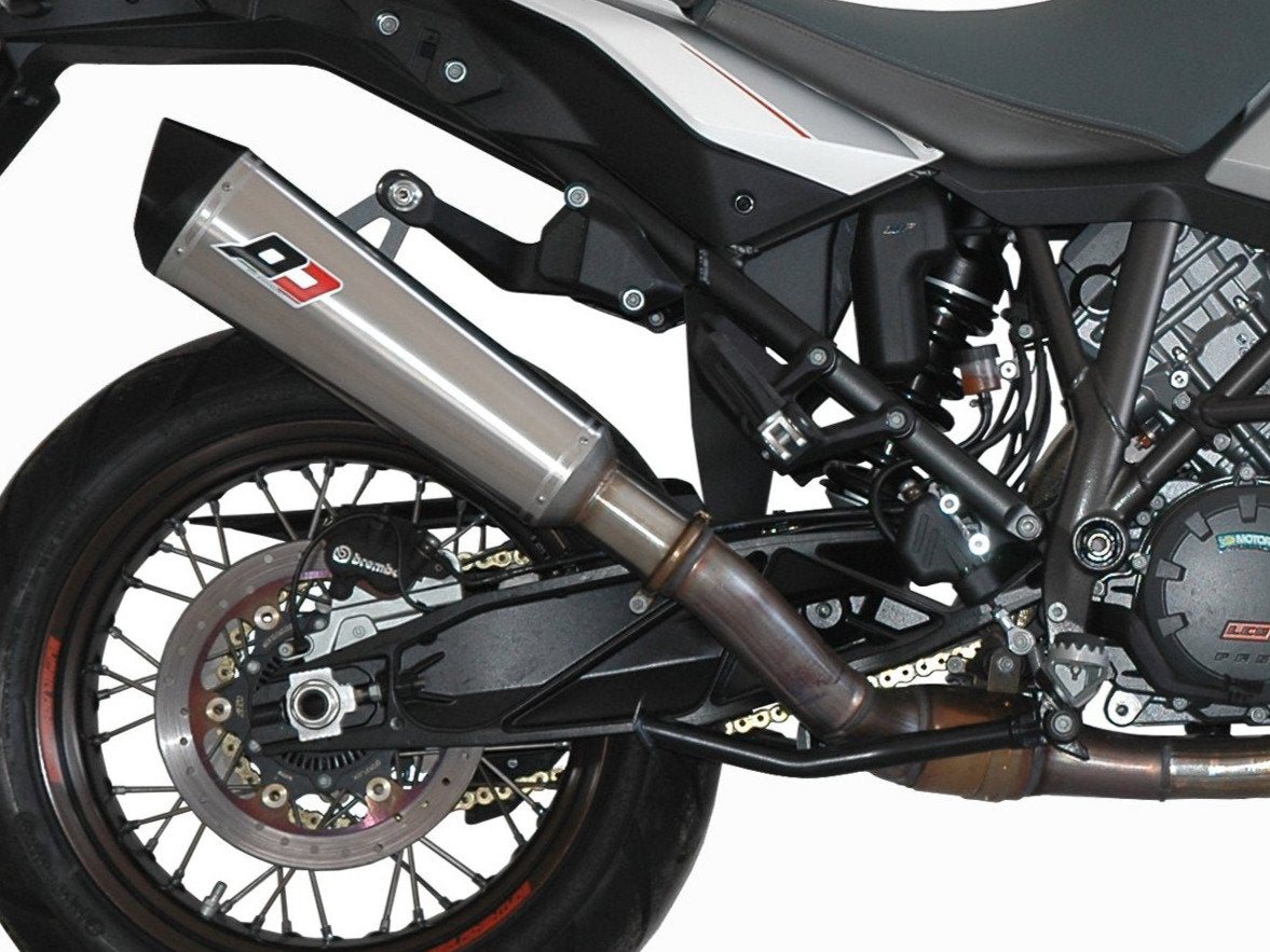 QD EXHAUST KTM 1290 Super Adventure (15/20) Slip-on Exhaust "Magnum" (EU homologated)