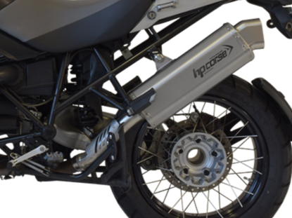 HP CORSE BMW R1200GS (04/09) Slip-on Exhaust "4-Track R Satin" (EU homologated)