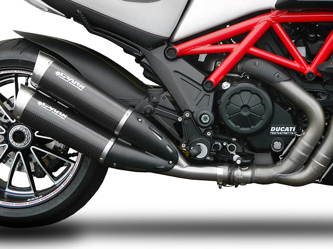 SPARK GDU2001 Ducati Diavel 1200 (10/13) Slip-on Exhaust "Evo V" – Accessories in the 2WheelsHero Motorcycle Aftermarket Accessories and Parts Online Shop