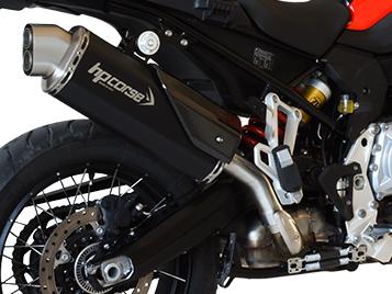 HP CORSE BMW F850GS Slip-on Exhaust "4-Track R Black" (EU homologated)