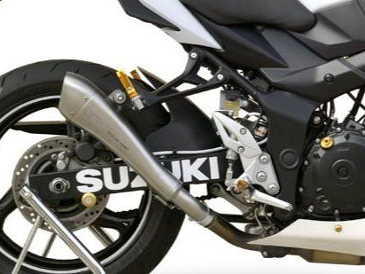 HP CORSE Suzuki GSR750 Slip-on Exhaust "Hydroform Satin" (EU homologated)