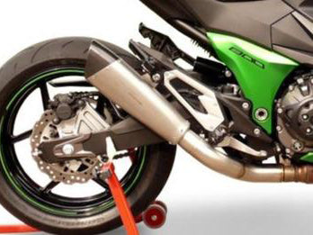 HP CORSE Kawasaki Z800/E Slip-on Exhaust "Evoxtreme Satin" (EU homologated)