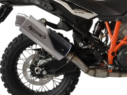 HP CORSE KTM Adventure / Super Adventure (13/20) Slip-on Exhaust "4-Track R Satin" (EU homologated)