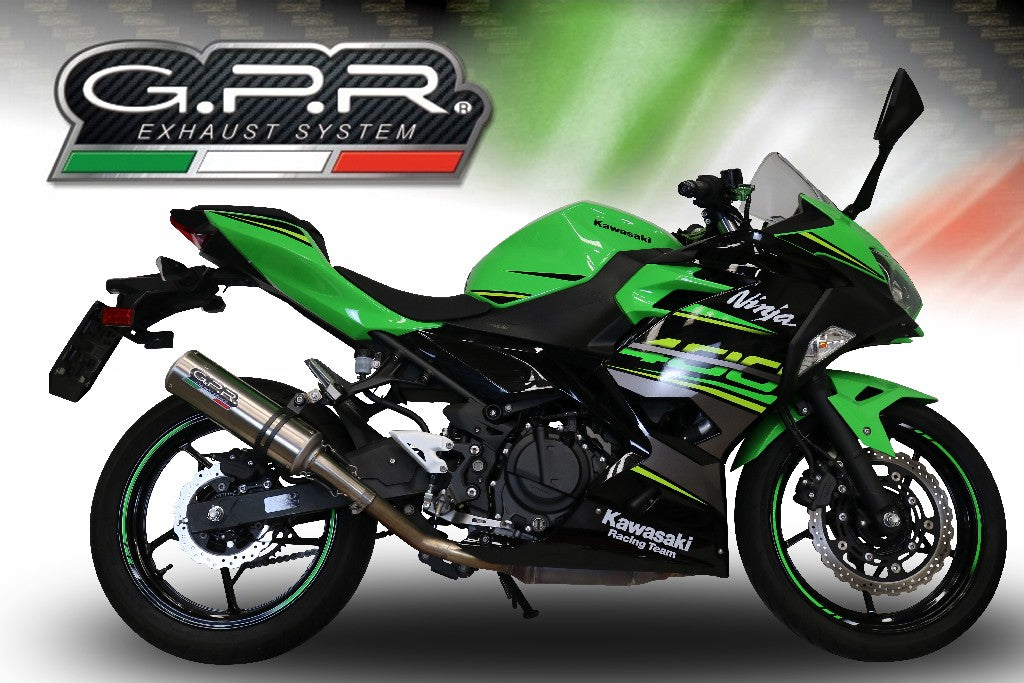 GPR Kawasaki Ninja 400 Full Exhaust System "M3 Inox"