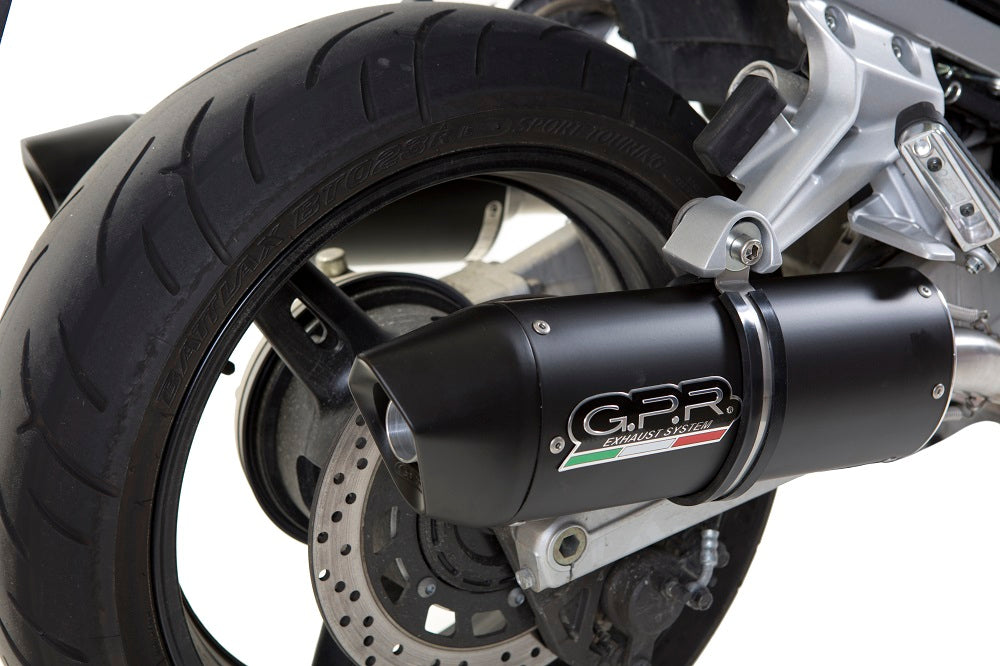 GPR Yamaha FJR1300 (06/16) Dual Slip-on Exhaust "Furore Nero" (EU homologated)