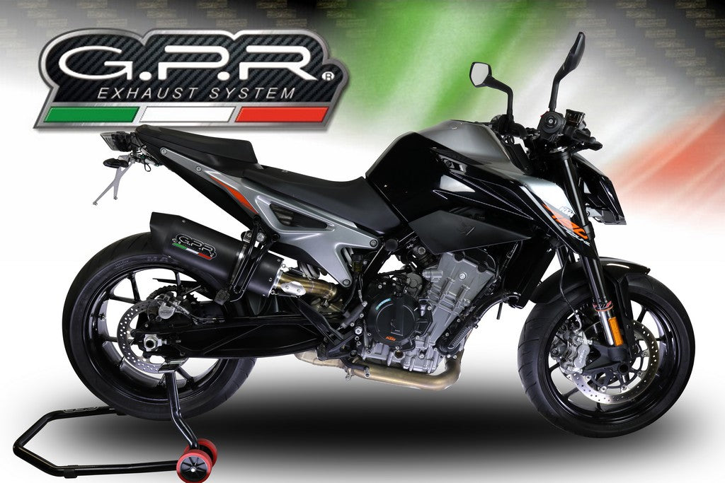 GPR KTM 790 / 890 Duke Slip-on Exhaust "Furore Nero"