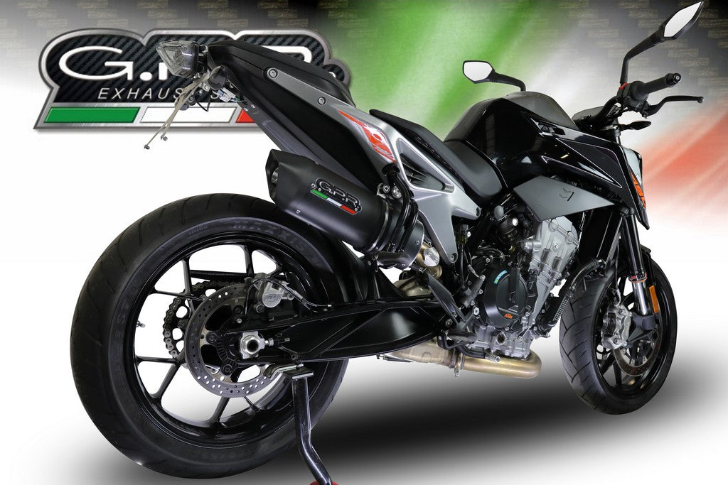 GPR KTM 790 / 890 Duke Slip-on Exhaust "Furore Nero"