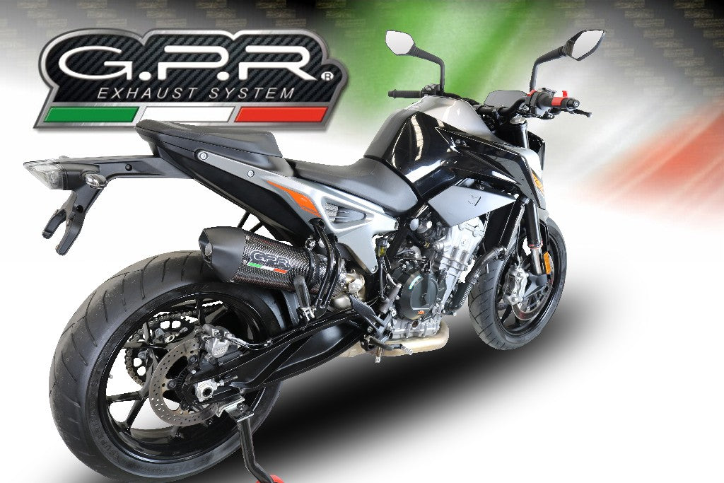 GPR KTM 790 / 890 Duke Slip-on Exhaust "GP Evo 4 Poppy" (EU homologated)