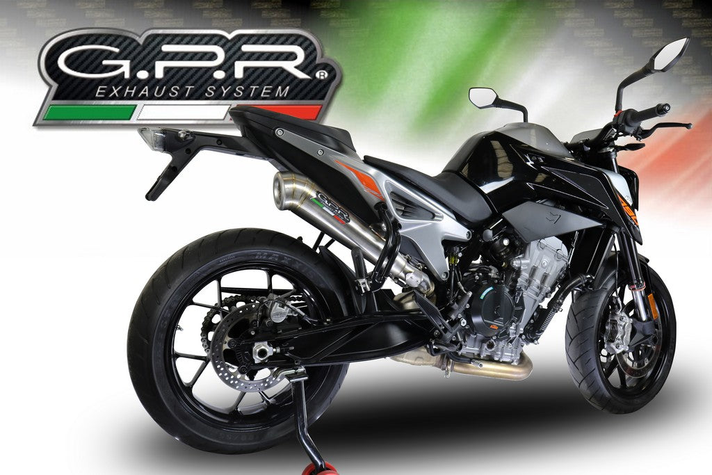 GPR KTM 790 / 890 Duke Slip-on Exhaust "Powercone Evo" (EU homologated)