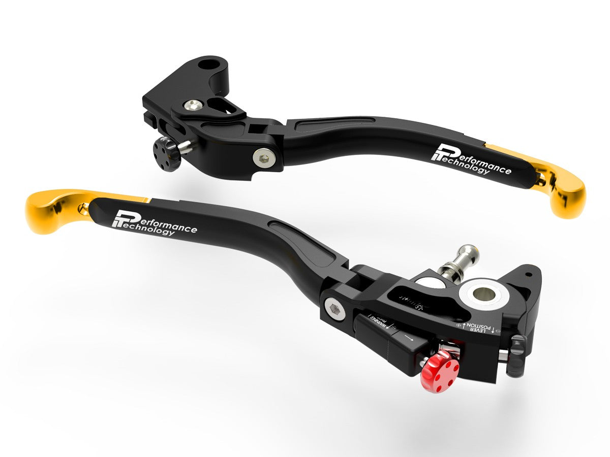 L13 - PERFORMANCE TECHNOLOGY Yamaha YZF-R1 / YZF-R6 Handlebar Levers "Ultimate" (double adjustable)