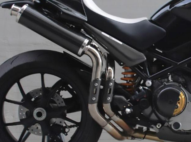 SPARK GDU0820 Ducati Monster S4R / S4RS (06/08) Carbon Slip-on Exhaust "Round" (EU homologated; high position) – Accessories in the 2WheelsHero Motorcycle Aftermarket Accessories and Parts Online Shop