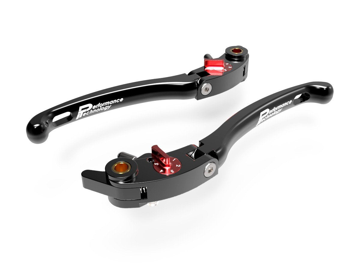 LE01 - PERFORMANCE TECHNOLOGY Ducati / Aprilia Handlebar Levers "Eco GP 1" (adjustable)