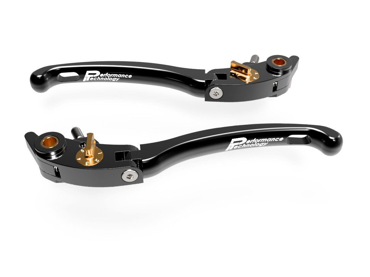 LE01 - PERFORMANCE TECHNOLOGY Ducati / Aprilia Handlebar Levers "Eco GP 1" (adjustable)