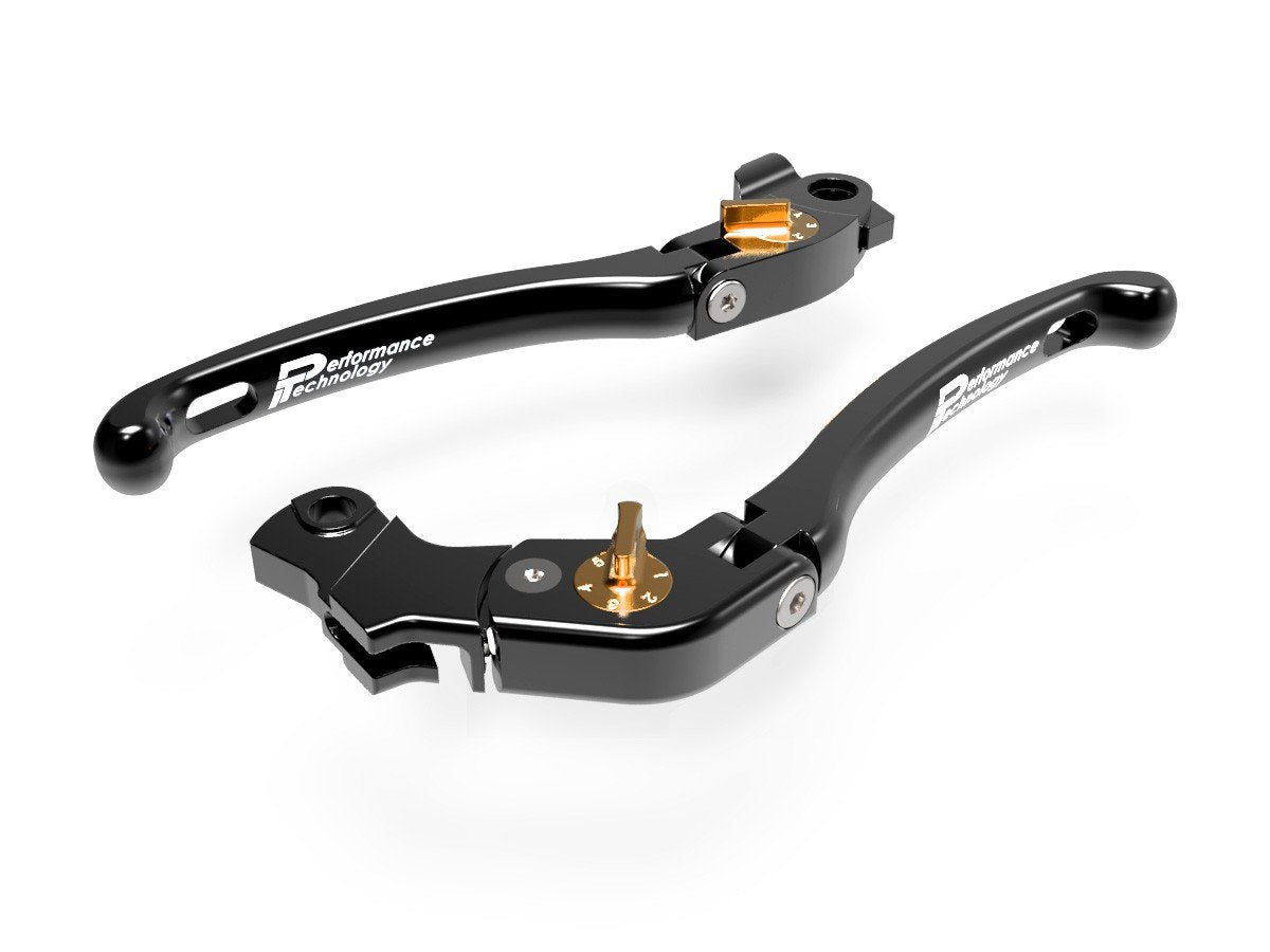 LE04 - PERFORMANCE TECHNOLOGY Ducati Adjustable Handlebar Levers "Eco GP 1"