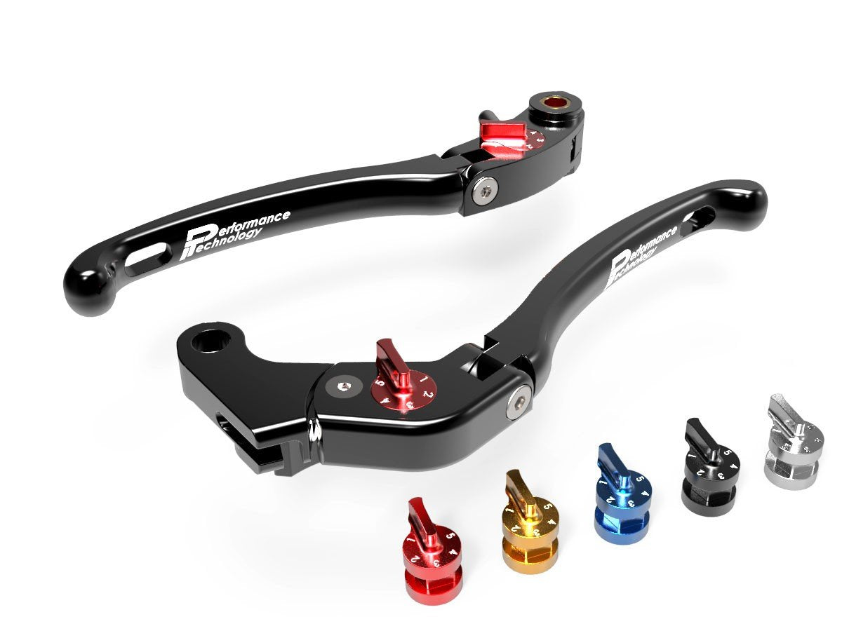 LE06 - PERFORMANCE TECHNOLOGY Aprilia / Yamaha Adjustable Handlebar Levers "Eco GP 1"