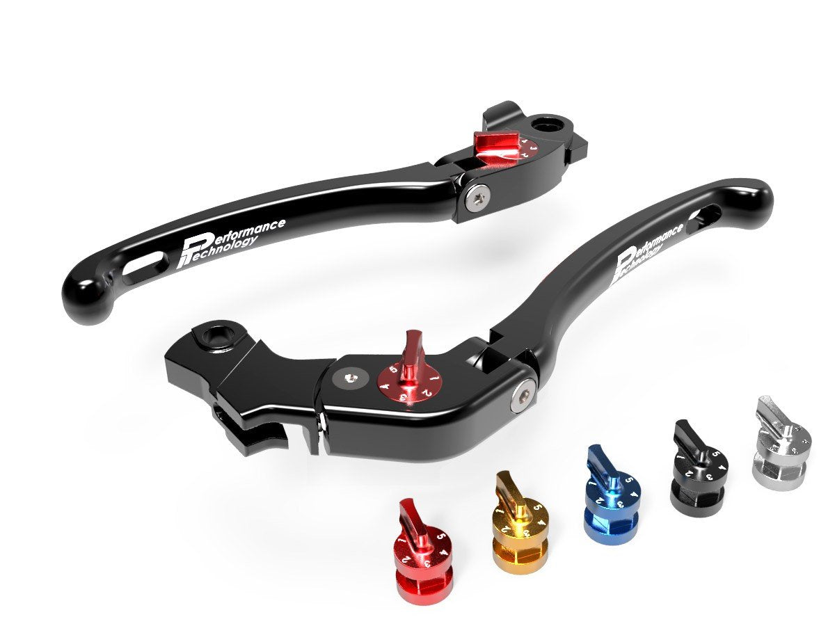 LE10 - PERFORMANCE TECHNOLOGY Ducati Monster / Scrambler "Eco GP 1" Adjustable Handlebar Levers