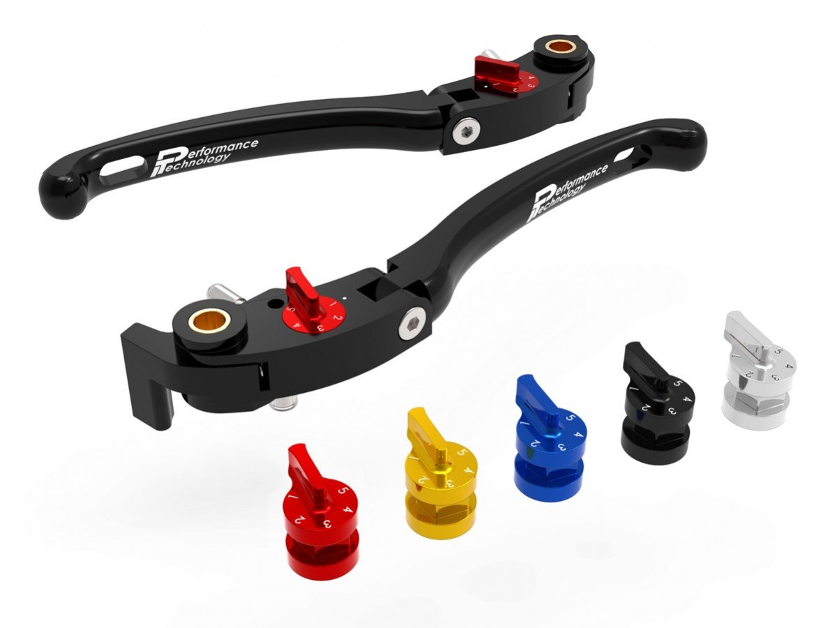 LE16 - PERFORMANCE TECHNOLOGY Ducati Adj. Handlebar Levers "Eco GP 1"