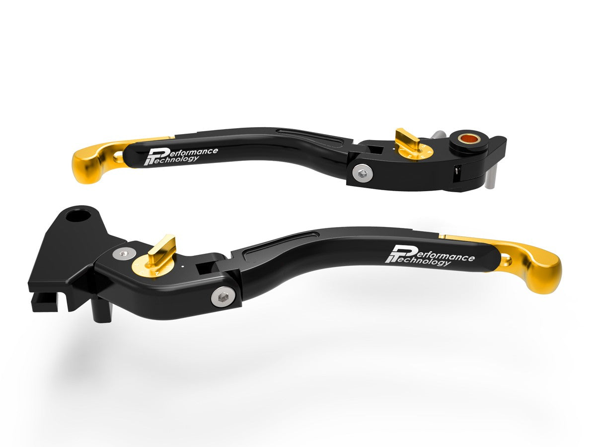 LEA14 - PERFORMANCE TECHNOLOGY Triumph Adjustable Handlebar Levers "Eco GP 2"