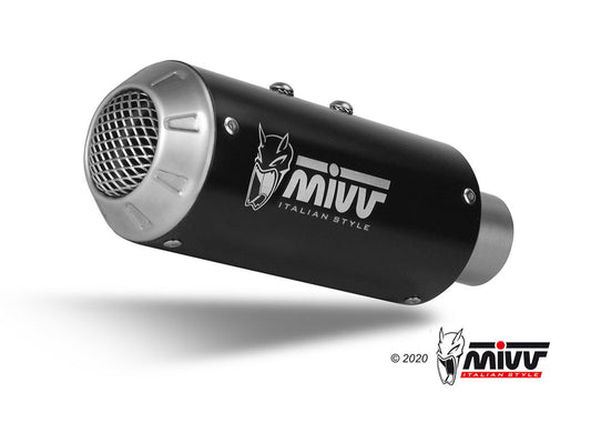 MIVV H.068 HONDA CB 1000 R ( 2018 + ) Slip-on Exhaust "MK3" (black; approved) – Accessories in the 2WheelsHero Motorcycle Aftermarket Accessories and Parts Online Shop