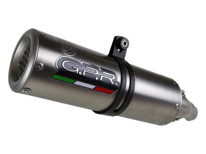 GPR Aprilia Tuono V4 1000 Slip-on Exhaust "M3 Titanium Natural" (EU homologated)